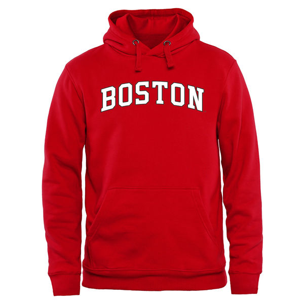 Men NCAA Boston University Everyday Pullover Hoodie Red->boston red sox->MLB Jersey